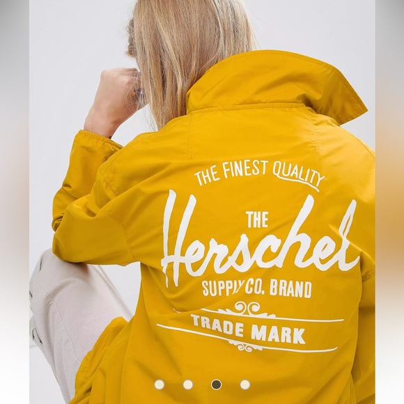 Herschel Voyage Coach Yellow packabke Jacket - Picture 7 of 12